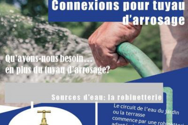 Conexions pour tuyau d’arrosage